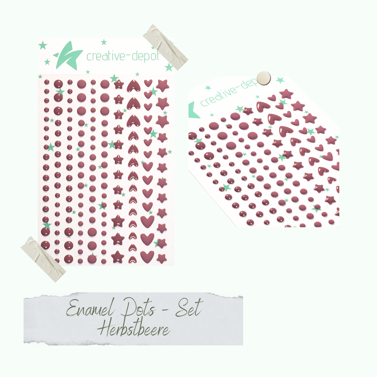 Enamel Dots - Herbstbeere