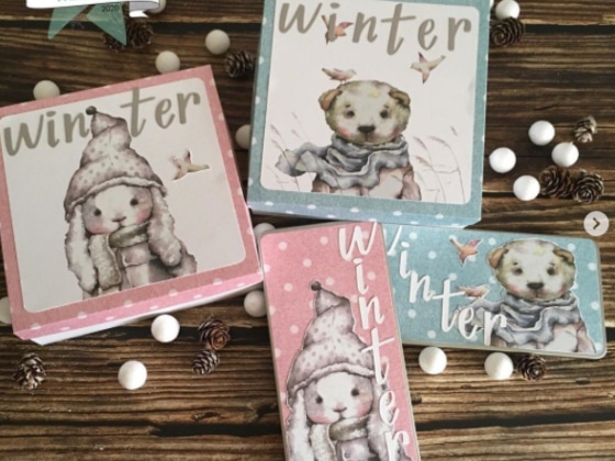 Designpapier - Winterfreunde