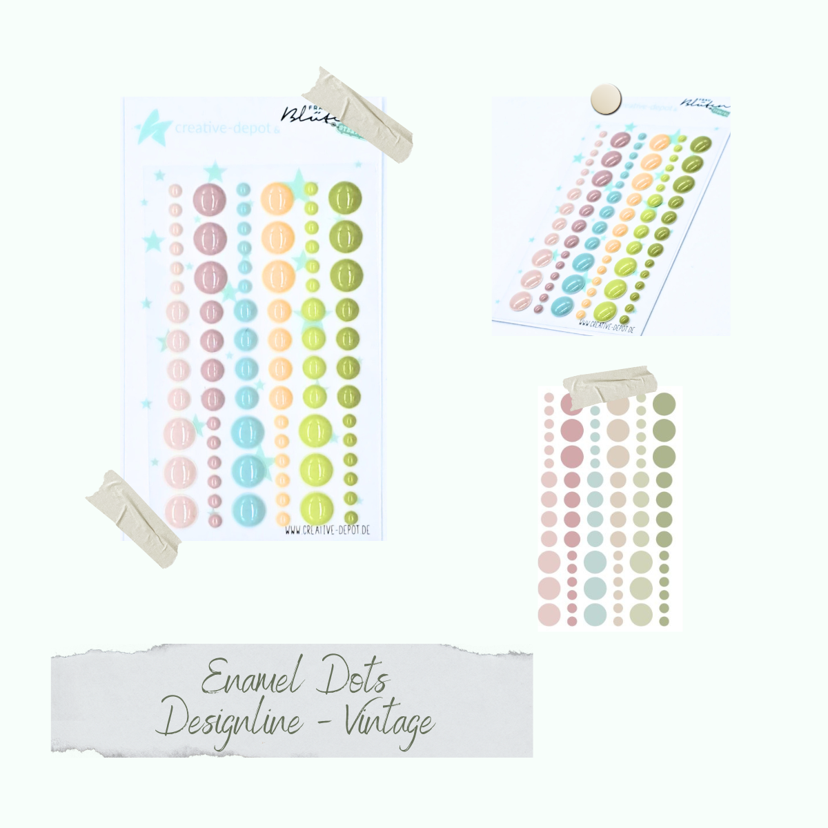 Enamel Dots - Designline - Vintage