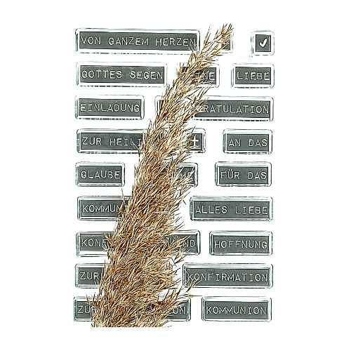 Stempelset - Labelliebe - Konfirmation - Kommunion