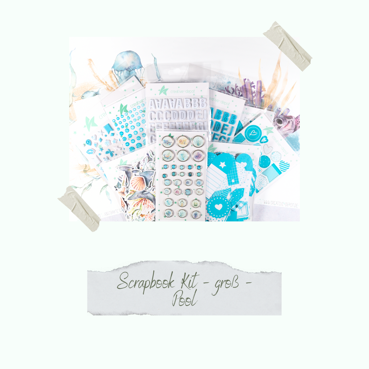 Scrapbook Kit - groß - Pool - Layoutliebe