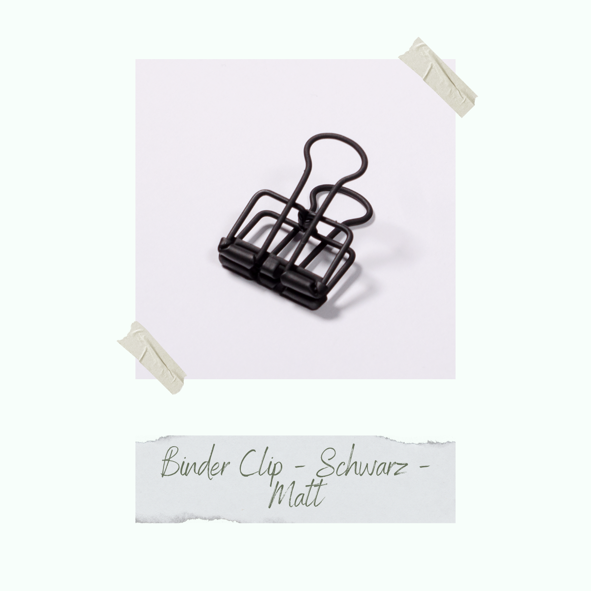 Binder Clip - Schwarz - Matt