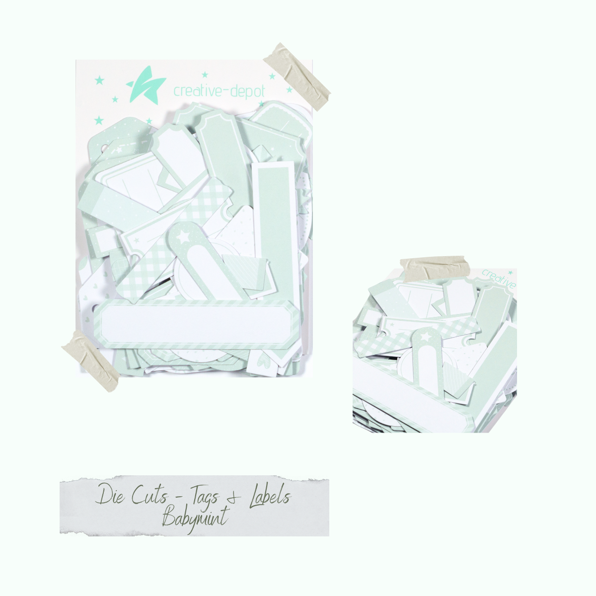 Die Cuts - Tags & Labels - Babymint