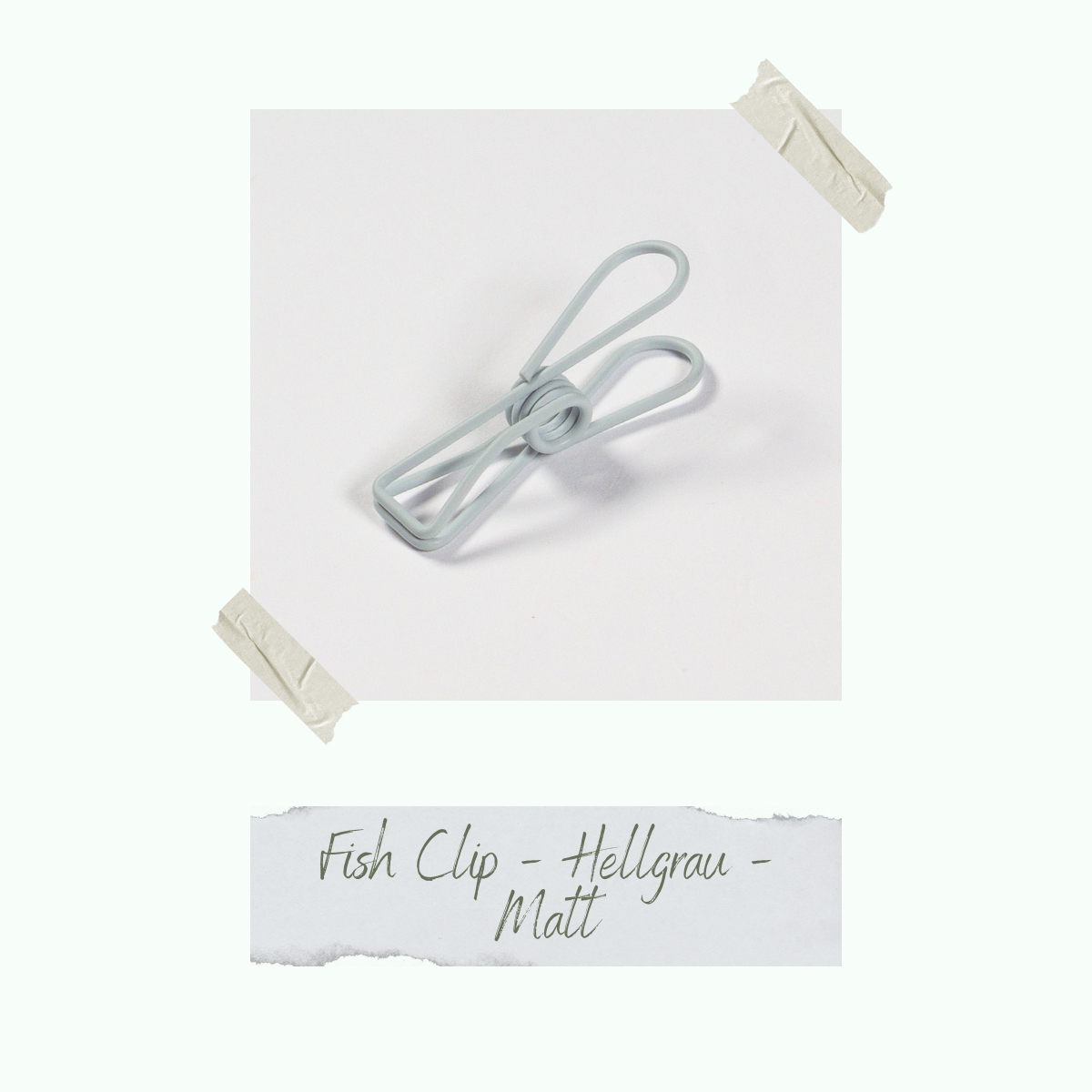 Fish Clip - Hellgrau