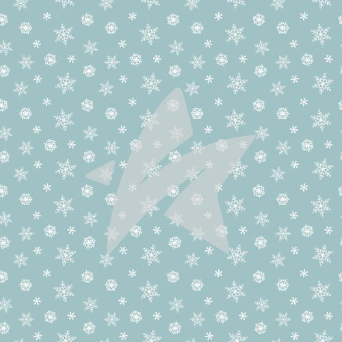 Papel de Diseño - Copos de Nieve - Invierno Menta